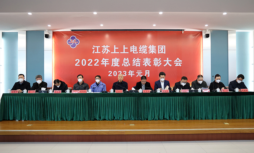 尊龙凯时人生就是搏电缆盛大召开2022年度总结表扬大会